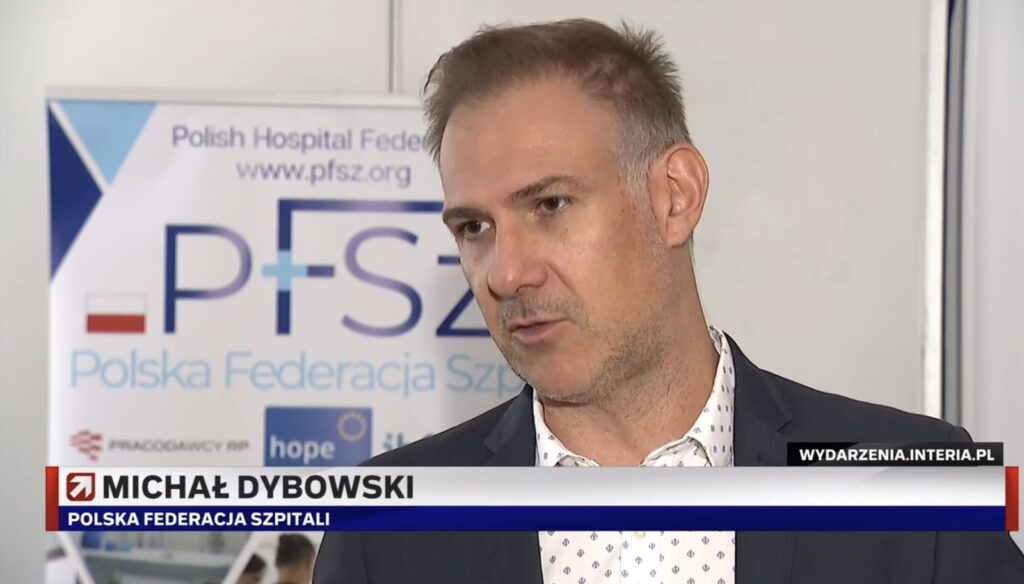 Michał Dybowski, Polska Federacja Szpitali — wypowiedź dla Wydarzenia Interia